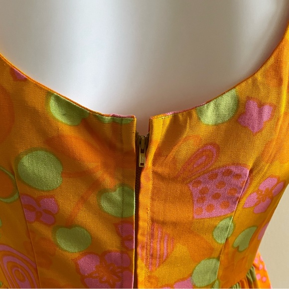 Vintage 70ls floral and butterfly dress! - Picture 5 of 8